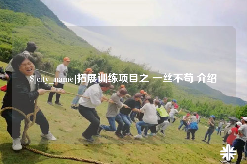 郑州拓展训练项目之 一丝不苟 介绍